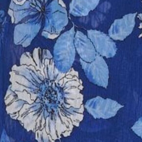 Tommy Hilfiger Womens Blue Lined Dolman Sleeve Maxi Dress Plus 22W​ - Picture 4 of 14